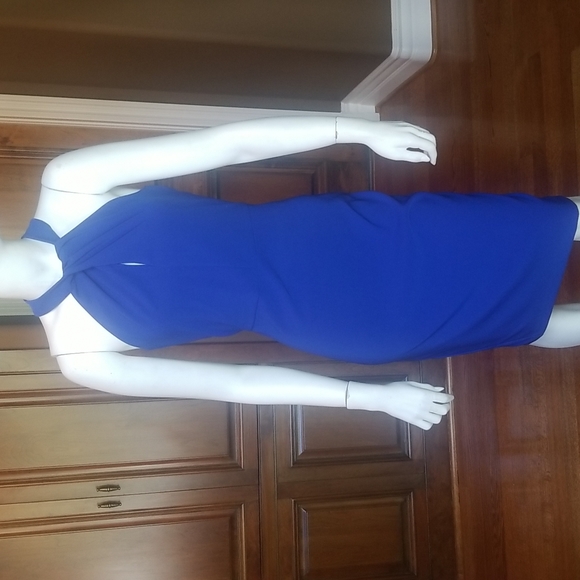 Ladies Dress " Just Taylor " Size 8 Royal Blue. "New Without Tags" - Picture 2 of 8